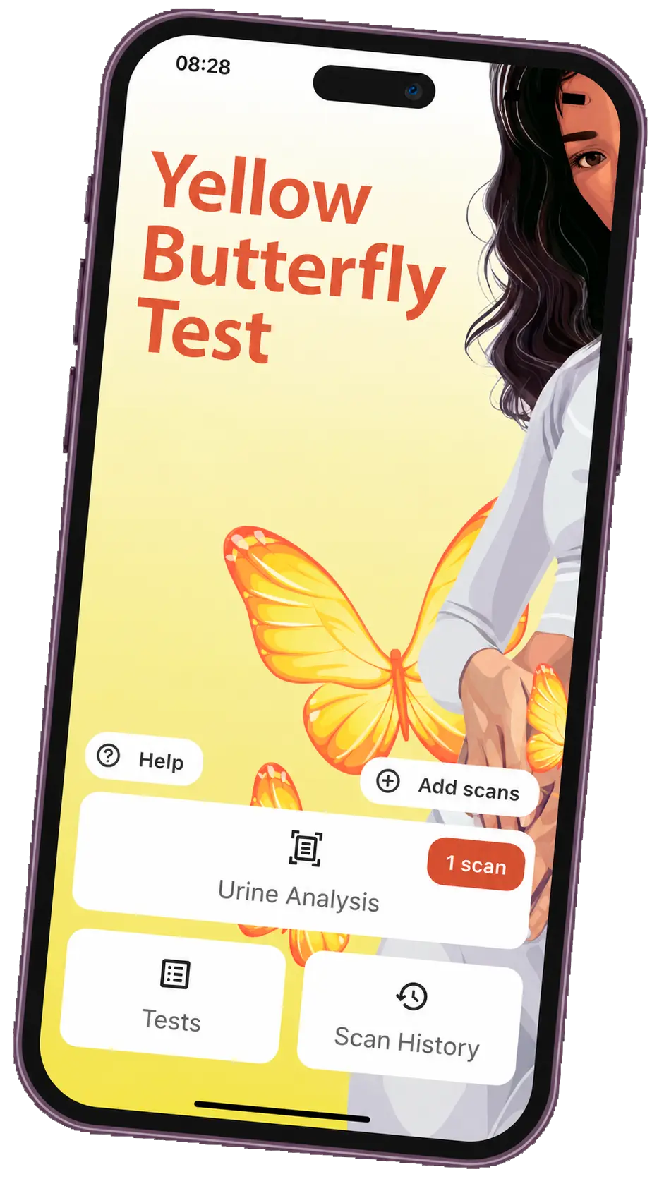 Yellow Butterfly mobile app
